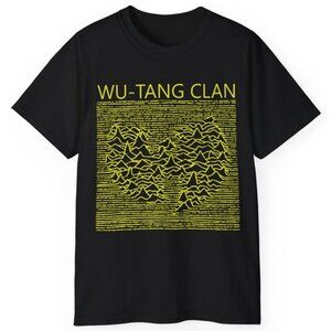 Joy Division Wu-Tang Clan Mashup T Shirt Retro Band Graphic Fan Gift Hip Hop Pun